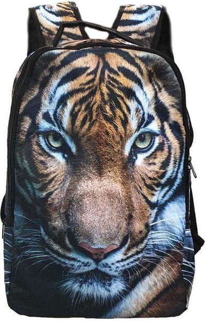 Tijger rugzak 42 cm x 28 cm x 12 cm