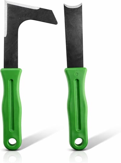 VHV - Onkruidsteker Set - 2 Delige Onkruidverwijderaar met Comfort Grip - Voegenkrabber voor Terras, Oprit en Borders