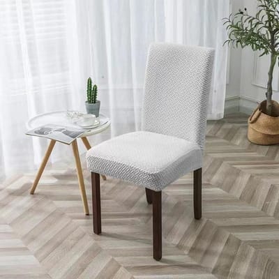 Stoelhoes Stretch Universele Maat Huishoudelijke Stoelbekleding, Geschikt Voor Bruiloft Restaurant Kantoor Eetkamer Woonkamer 1PC gray