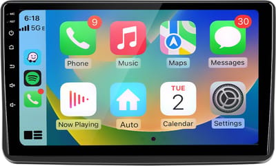 Junsun Android 15 Autoradio Geschikt voor Fiat Panda (2003-2012), 6GB+128GB, Draadloze CarPlay & Andriod Auto, DAB+, GPS-Navigatie, WIFI, Bluetooth, RDS, SWC, 9-inch Touchscreen, 4G-LTE, DSP, Octa-core processor