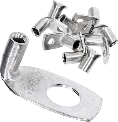 10 stuks Kalitec KA1-L10 standaard buiskabelschoenen haaks 6mm² M10 I zonder kijkgat I 90° I Made in Germany