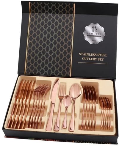 Dailygoods- Bestekset 24-delig Hoogwaardig Roestvrij Staal