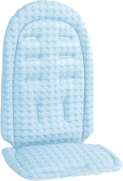 Wandelwagen Binnenbekleding - Kinderwagen Zitjehoes - Comfortabel Reizen - Omkeerbaar Alle Seizoenen - 36x64cm - Blauw