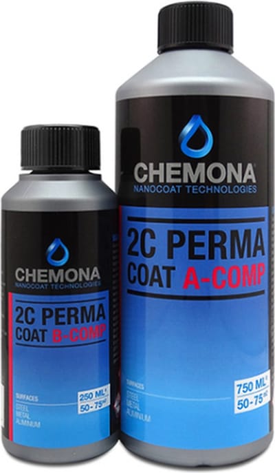 Chemona Nano 2C Perma Coat Gloss Onderhoud & Bescherming 1L - 10 Jaar Corrosiewering & Bescherming voor Trespa, Gevelbekleding, Staal & Gepoedercoate Oppervlakken - Herstelt Originele Kleur en beschermt Oppervlakten.