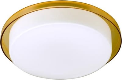 Plafondlamp Tray D300 2Xg90/40W Oranje+Opaal