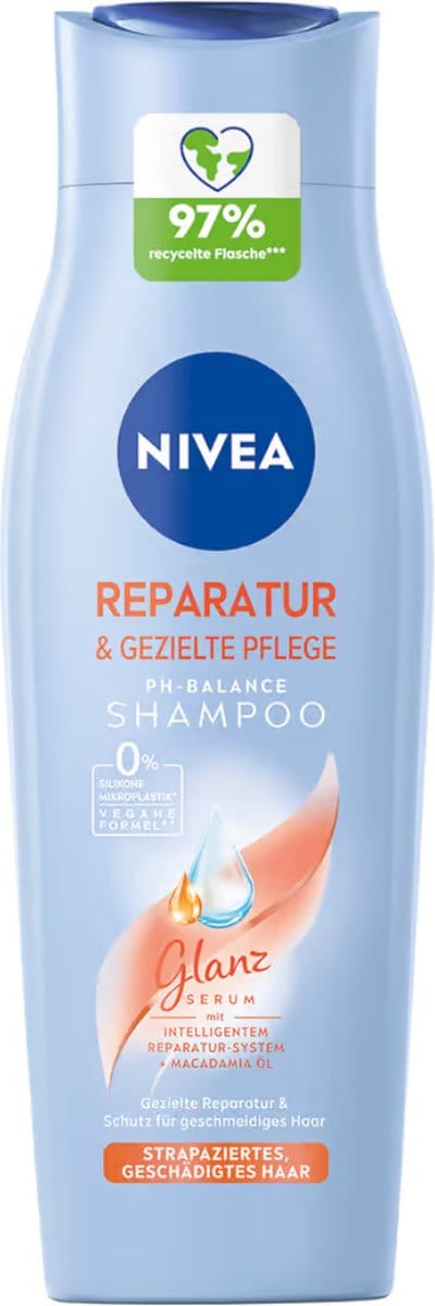 Nivea - Shampoo - Power Repair - Voor Extra Glans - 250 ml