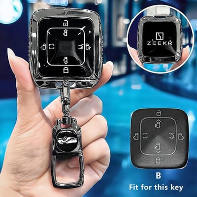 Autosleutelhoesje Voor Zeekr 7X Mix 009 001 001Fr 007 X Afstandsbediening Decoratie Cover Shell Sleutelhanger Ringhouder Fob Interieur Accessoires Fit for ZEEKR