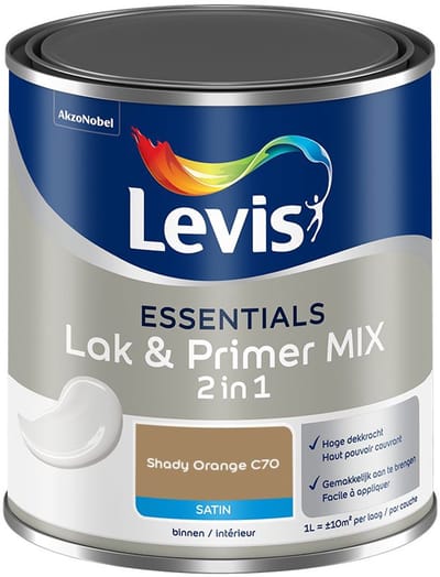 Levis - Essentials Lak & Primer Mix - Shady Orange C70 - Mengverf - 1 L