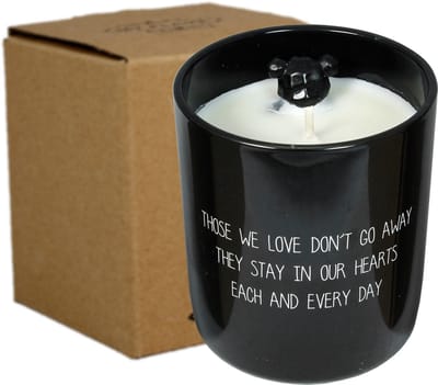 MY FLAME | Sojakaars met beertje - Stay in our hearts - zwart - Warm Cashmere