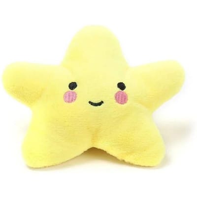 Jouets pour animaux de compagnie Jouets sonores en peluche Pentagramme Jouets à mâcher pour animaux de compagnie Jouer Amusant Chiot mignon Chiens Chats Jouets couinants Fournitures pour animaux de compagnie Accessoires jaune