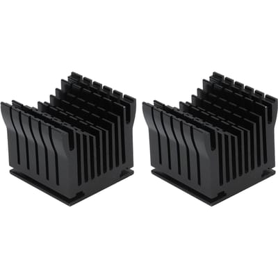 2 Stuks Aluminium Koellichaam Koeler 3D Printer Moederbord South North Bridge Chipset Enkele KoelingBlauw