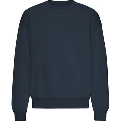 Oversized sweatshirt met ronde hals Colorful Standard Organic Marine Blue