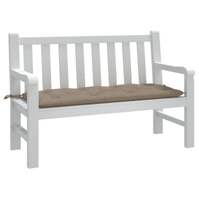 vidaXL - Tuinbankkussen - 120x50x7 - cm - oxford - stof - taupe