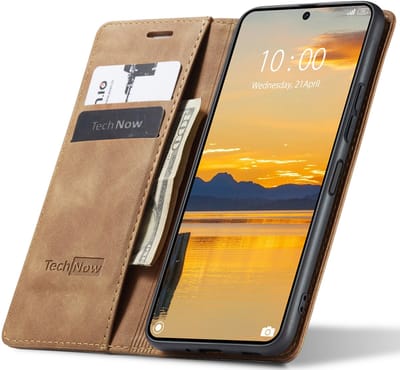 Hoesje geschikt voor Sony Xperia 1 VII - Book Case Leer Slimline Bruin
