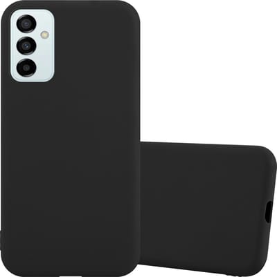 Cadorabo Hoesje geschikt voor Samsung Galaxy M23 5G in CANDY ZWART - Beschermhoes gemaakt van flexibel TPU silicone Case Cover