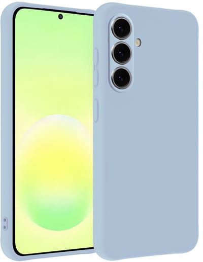Hoesje - Geschikt voor Samsung Galaxy A57 - Sterk & Shockproof - Hoes Cover - Siliconen Case - Telefoonhoesjes - Lichtblauw