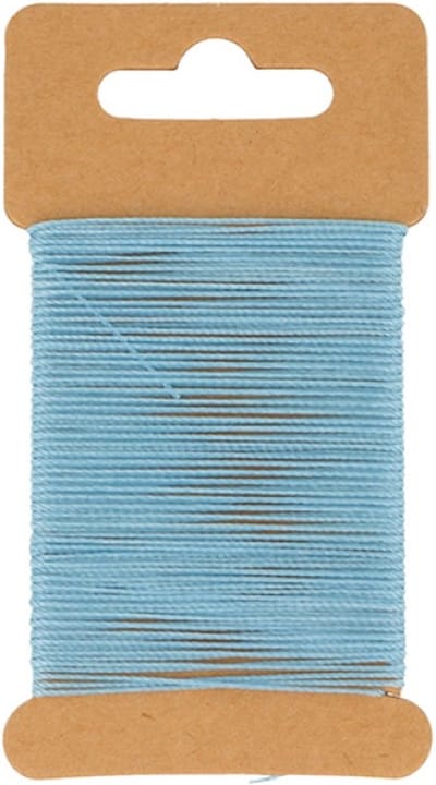 Blauw gewaxt draad 10 m - Artemio