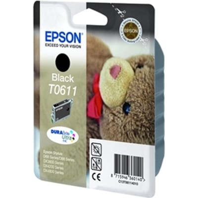 Epson T0611 inktcartridge zwart (origineel)