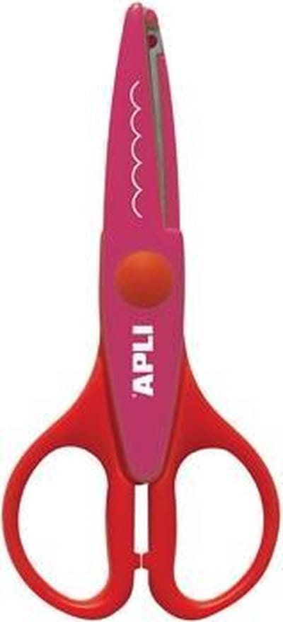 Apli Kids creatieve schaar zaagtand 13 cm op blister