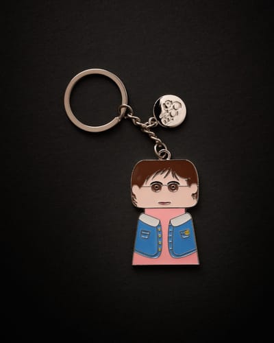 BLOGO Design sleutelhanger "PEACE-JOHNLENNON" The Icons Collection Limited Edition metal B3.2xH5.0cm GEWICHT 32 gr