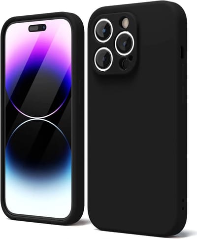 Hoesje met Camera Bescherming Geschikt voor Apple iPhone 14 Pro Max | Back Cover | Dun | Flexibel TPU | Zwart