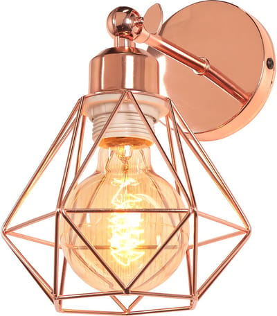 Wandlamp Industrieel Verstelbaar Vintage Wandverlichting voor Woonkamer Slaapkamer Gang Roze