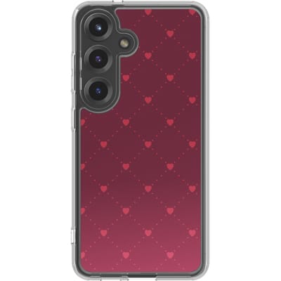 imoshion Hoesje - Geschikt voor Samsung Galaxy S25 - Design hoesje - Crush Check Coral Dust