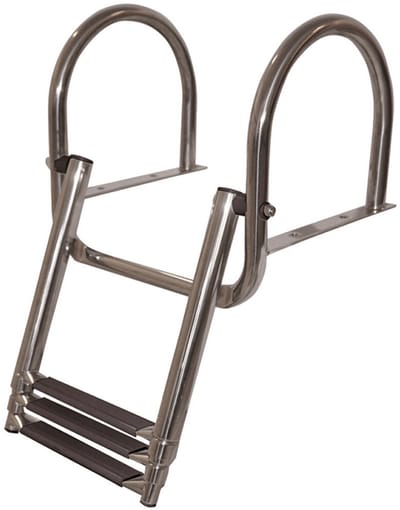 Zwemtrap telescoopladder RVS 316 4+1 treden
