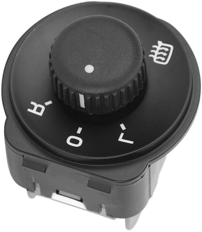 Zijspiegelschakelaar, Elektrische Spiegels Controleknop Geschikt voor SKODA Octavia MK2 2004-2013, Vervangingsonderdeel voor Spiegels en Auto-accessoires