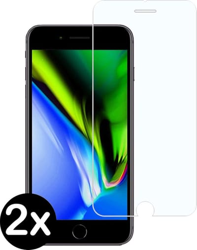 Screenprotector Geschikt voor iPhone 6 Plus Screenprotector Glas Gehard Tempered Glass - Screenprotector Geschikt voor iPhone 6 Plus Screen Protector Screen Cover - 2 PACK