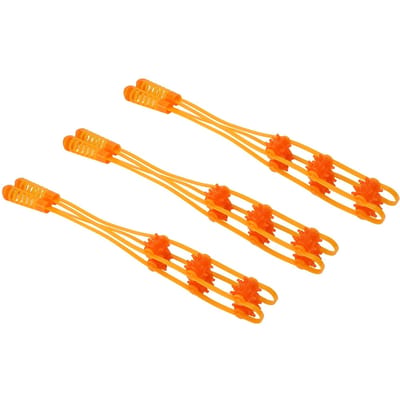 3 stuks Handmatige Rugmassage Roller Touw Draagbaar Vermindert Pijn Draagbaar Cellulitis Zelfmassage orange