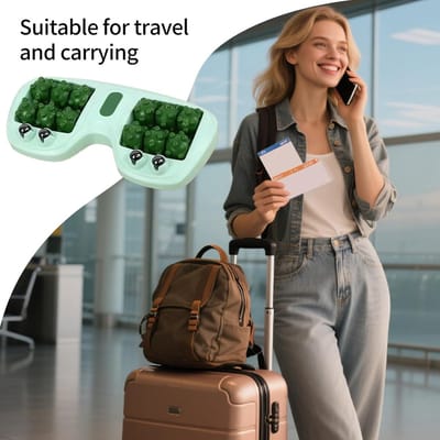 Voetmassage Roller - Spierontspanning Tool - Vermoeide Voeten - Ergonomisch Ontwerp - 29 x 15 cm - Zwart