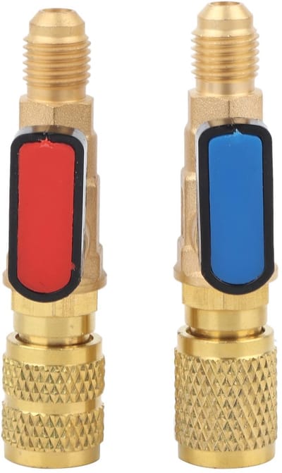 Dailygoods - HVAC Koelmiddelventiel Adapter met Kogelkraan voor R22 en R410A