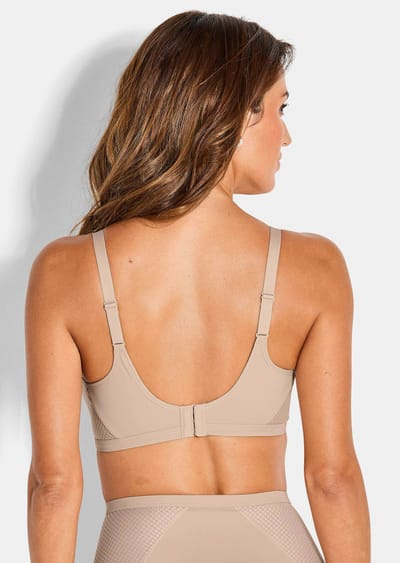 Minimizer-BH met jacquard inzetten - karamel - Gr. 100 E van Goldner Fashion