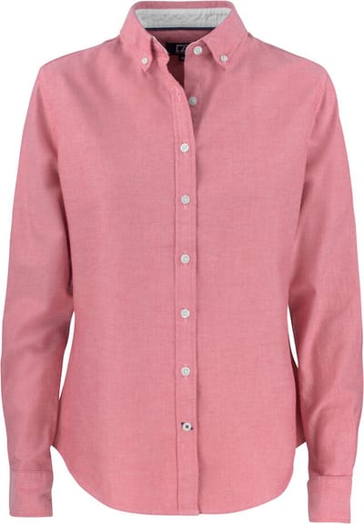 Cutter & Buck Belfair Oxford Shirt Dames 352401 - Rood - XS