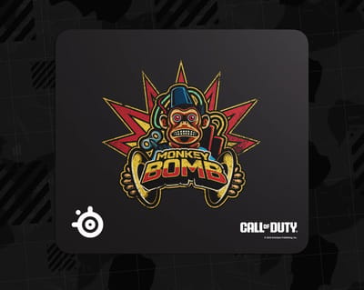 Steelseries QcK L Muismat - Call of Duty: Monkey Bomb Edition - 450 mm x 400 mm