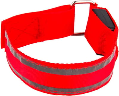 CHPN - Reflecterende Sport Armband - LED Licht - Hardloop Verlichting - Rood licht - Hardlopen in het donker - Lichtgevende Trail Running Light - Veiligheidsband - Batterij - Rood
