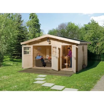 Weka Tuinhuis 261 - Onbehandeld - 400x295cm