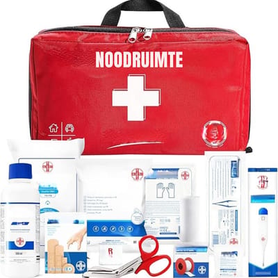MMP® Ehbo Reisset - Reisset - EHBO - Set 40 Stuks - 7x26x15cm - Rood