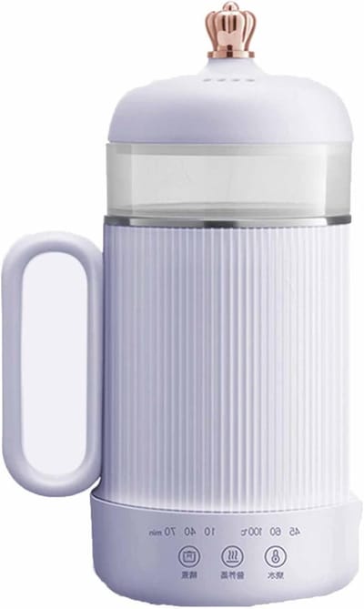 Glazen Waterkoker - Temperatuurkoker - Thee Zetten - Instelbare Temperatuur - 1 Liter - Transparant