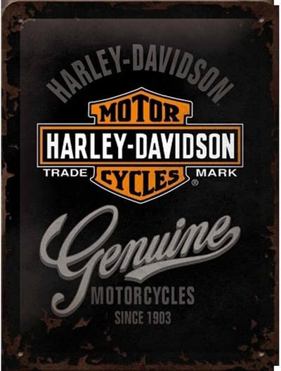 Nostalgic Art Tin Sign Harley-Davidson (15 X 20 Cm)