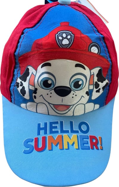 Paw Patrol Petje Blauw Rood - maat 44 - 46 cm - 6 tot 18 maanden Paw Patrol Cap