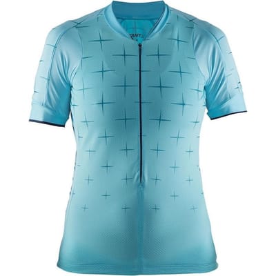 Craft Belle Glow Jersey - Maat M - Dames - korte mouwen blauw