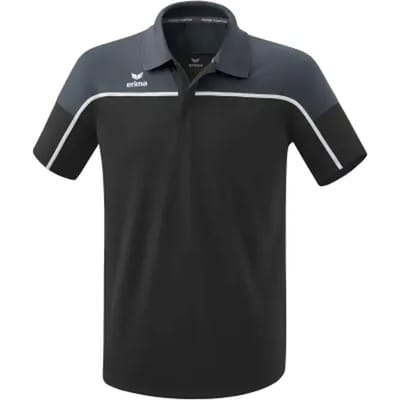 Erima Change Polo Heren - Wit / Slate Grey / Zwart | Maat: M