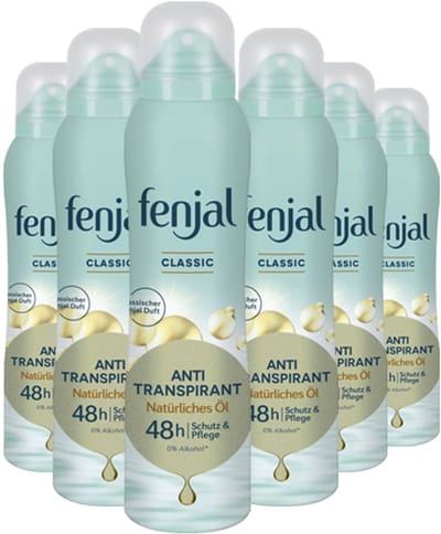 Fenjal Deodorant Spray Classic - voordeelverpakking - 6x 150ml