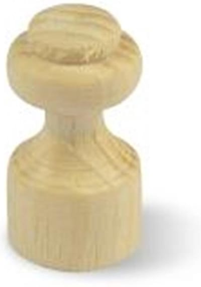 AVENUE decoration meubelknop | model "Burgh" | 15 mm | grenen
