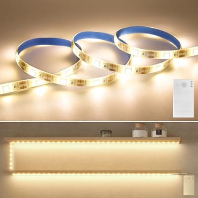 LED Strip met Bewegingssensor - 1m Warm Wit 3500K - Verlichting voor Keuken, Trappen en Meer