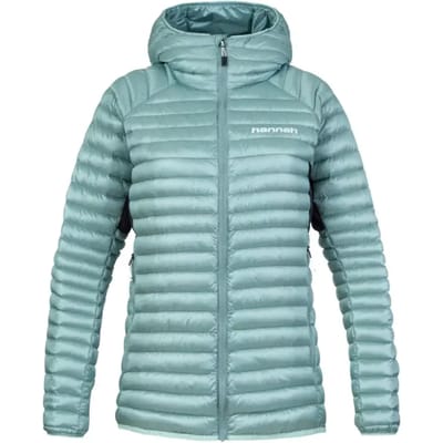 Hannah Mantis Hoody Donzen Jas Groen 38 Vrouw