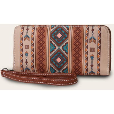 Portemonnee met enkele trek in voorraad, Retro en licht luxe stijl, Functionele damesportemonnee, ID-kaarthouder 5 inch kaki