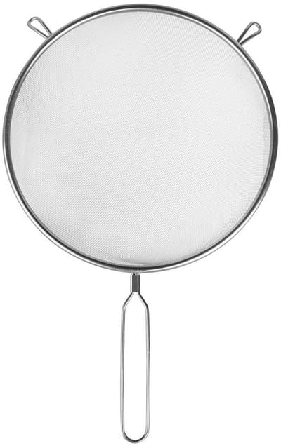 Orion - Roestvrijstalen Keukenzeef - 20cm - Ergonomische Handgreep - Vaatwasserbestendig